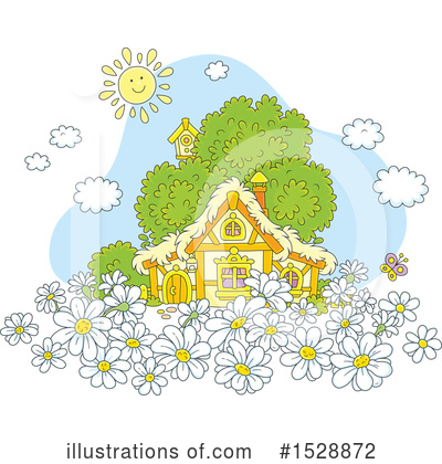 Royalty-Free (RF) House Clipart Illustration by Alex Bannykh - Stock Sample #1528872