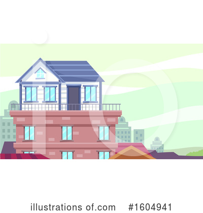 Royalty-Free (RF) House Clipart Illustration by BNP Design Studio - Stock Sample #1604941