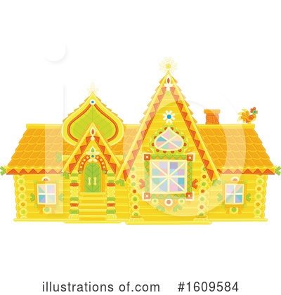 Royalty-Free (RF) House Clipart Illustration by Alex Bannykh - Stock Sample #1609584
