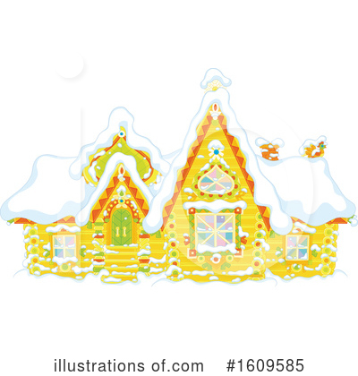Royalty-Free (RF) House Clipart Illustration by Alex Bannykh - Stock Sample #1609585