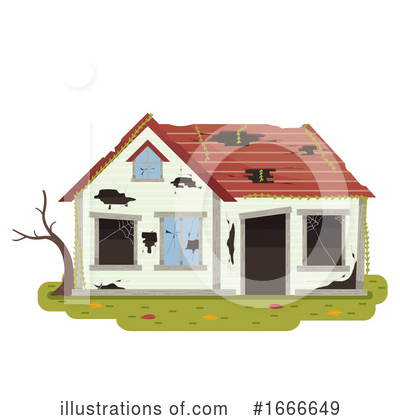 Royalty-Free (RF) House Clipart Illustration by BNP Design Studio - Stock Sample #1666649