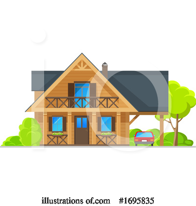 Royalty-Free (RF) House Clipart Illustration by Vector Tradition SM - Stock Sample #1695835