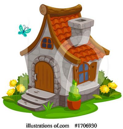 Royalty-Free (RF) House Clipart Illustration by Vector Tradition SM - Stock Sample #1706930