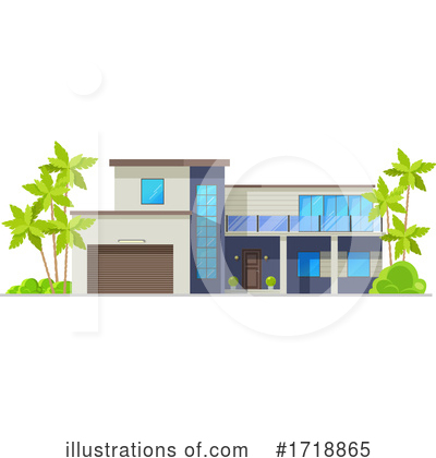 Royalty-Free (RF) House Clipart Illustration by Vector Tradition SM - Stock Sample #1718865