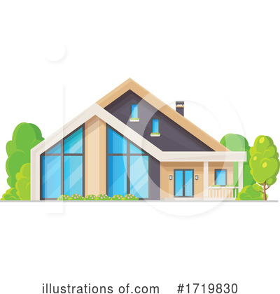 Royalty-Free (RF) House Clipart Illustration by Vector Tradition SM - Stock Sample #1719830