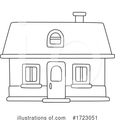 Royalty-Free (RF) House Clipart Illustration by Alex Bannykh - Stock Sample #1723051