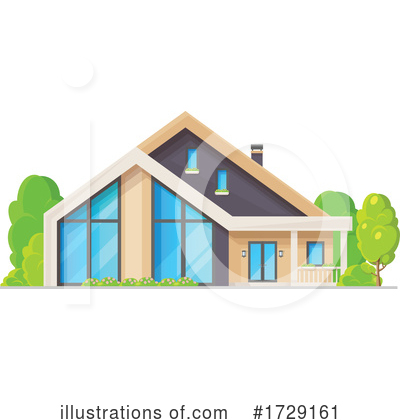 Royalty-Free (RF) House Clipart Illustration by Vector Tradition SM - Stock Sample #1729161