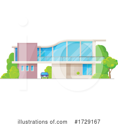Royalty-Free (RF) House Clipart Illustration by Vector Tradition SM - Stock Sample #1729167