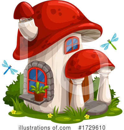 Royalty-Free (RF) House Clipart Illustration by Vector Tradition SM - Stock Sample #1729610