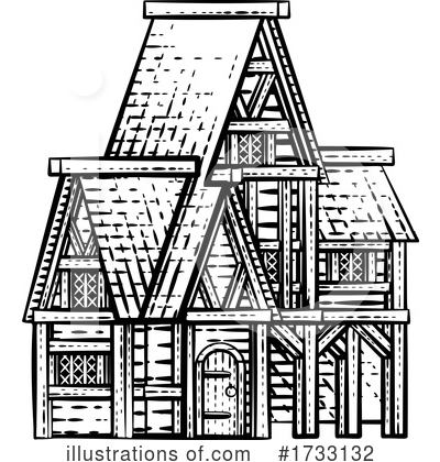Royalty-Free (RF) House Clipart Illustration by AtStockIllustration - Stock Sample #1733132