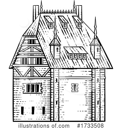 Royalty-Free (RF) House Clipart Illustration by AtStockIllustration - Stock Sample #1733508