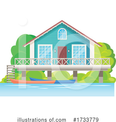 Royalty-Free (RF) House Clipart Illustration by Vector Tradition SM - Stock Sample #1733779