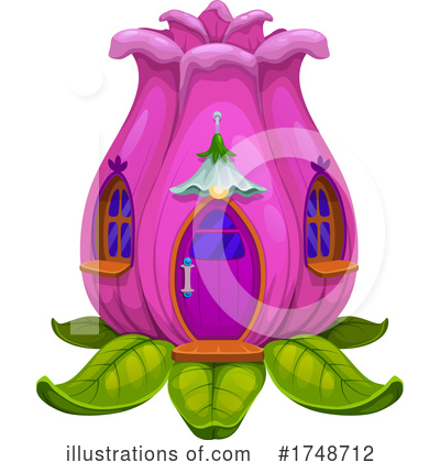 Royalty-Free (RF) House Clipart Illustration by Vector Tradition SM - Stock Sample #1748712