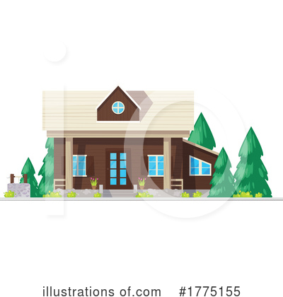 Royalty-Free (RF) House Clipart Illustration by Vector Tradition SM - Stock Sample #1775155