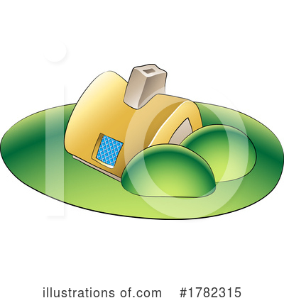 Royalty-Free (RF) House Clipart Illustration by cidepix - Stock Sample #1782315