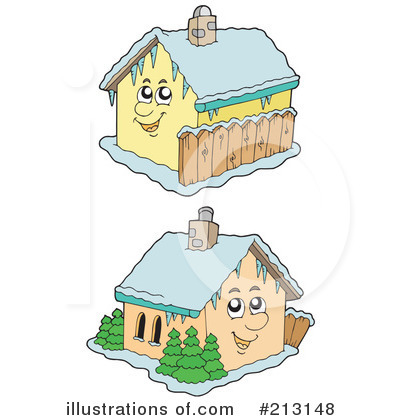 Royalty-Free (RF) House Clipart Illustration by visekart - Stock Sample #213148