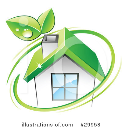 Royalty-Free (RF) House Clipart Illustration by beboy - Stock Sample #29958