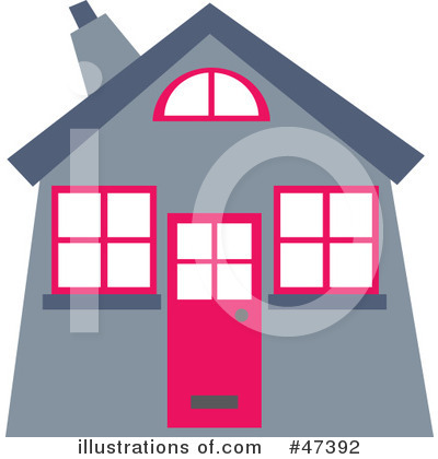 Royalty-Free (RF) House Clipart Illustration by Prawny - Stock Sample #47392