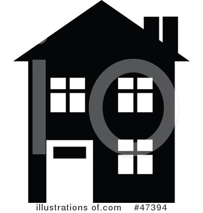 Royalty-Free (RF) House Clipart Illustration by Prawny - Stock Sample #47394