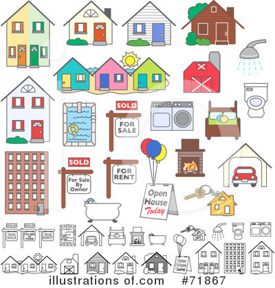 Real Estate Clipart #71867 by inkgraphics