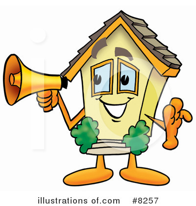 Royalty-Free (RF) House Clipart Illustration by Mascot Junction - Stock Sample #8257