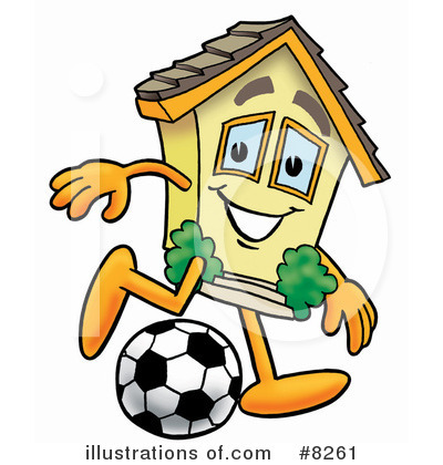 Royalty-Free (RF) House Clipart Illustration by Mascot Junction - Stock Sample #8261