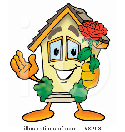 Royalty-Free (RF) House Clipart Illustration by Mascot Junction - Stock Sample #8293
