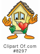 House Clipart #8297 by Mascot Junction