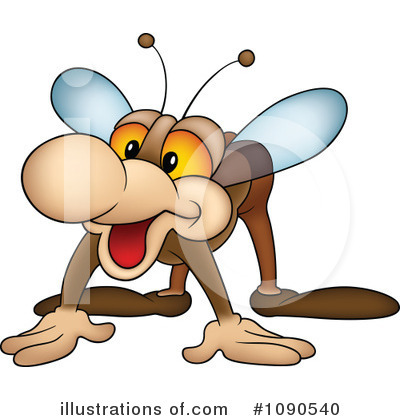 Royalty-Free (RF) House Fly Clipart Illustration by dero - Stock Sample #1090540