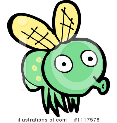 Royalty-Free (RF) House Fly Clipart Illustration by lineartestpilot - Stock Sample #1117578
