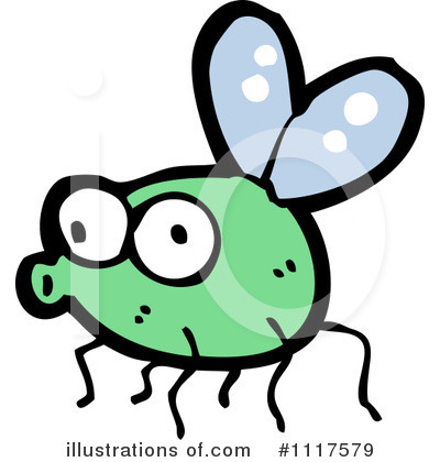 Royalty-Free (RF) House Fly Clipart Illustration by lineartestpilot - Stock Sample #1117579