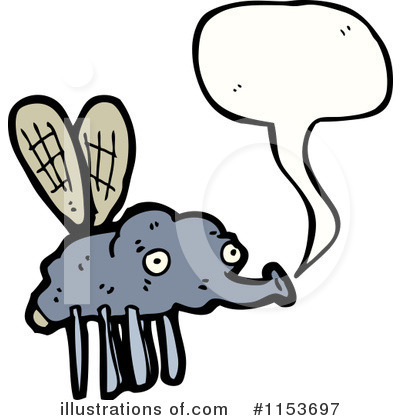 Royalty-Free (RF) House Fly Clipart Illustration by lineartestpilot - Stock Sample #1153697