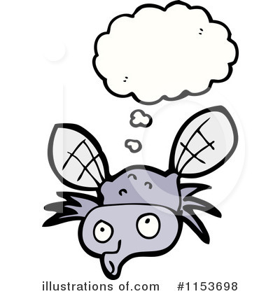 House Fly Clipart #1153698 by lineartestpilot