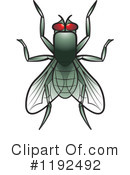 House Fly Clipart #1192492 by Lal Perera