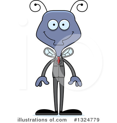 Royalty-Free (RF) House Fly Clipart Illustration by Cory Thoman - Stock Sample #1324779