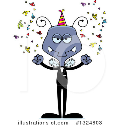 Royalty-Free (RF) House Fly Clipart Illustration by Cory Thoman - Stock Sample #1324803