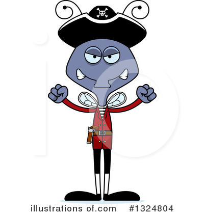Royalty-Free (RF) House Fly Clipart Illustration by Cory Thoman - Stock Sample #1324804