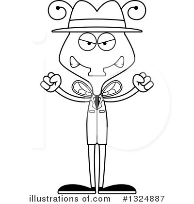 Royalty-Free (RF) House Fly Clipart Illustration by Cory Thoman - Stock Sample #1324887