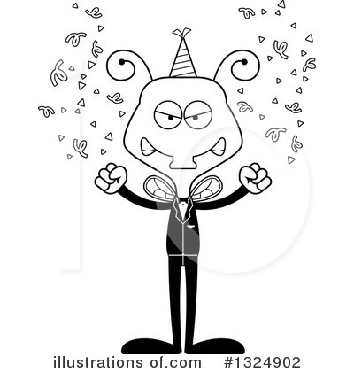 Royalty-Free (RF) House Fly Clipart Illustration by Cory Thoman - Stock Sample #1324902