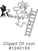 House Painter Clipart #1240193 by toonaday