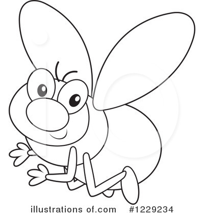 Royalty-Free (RF) Housefly Clipart Illustration by Alex Bannykh - Stock Sample #1229234