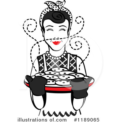Royalty-Free (RF) Housewife Clipart Illustration by Andy Nortnik - Stock Sample #1189065