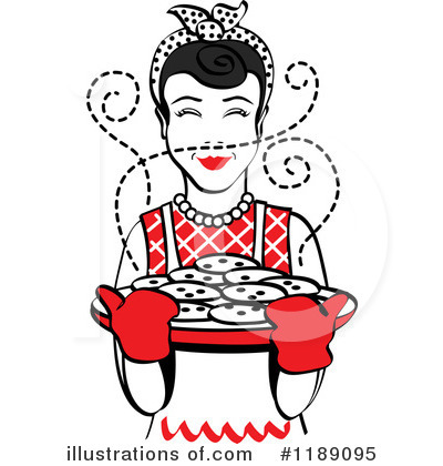 Royalty-Free (RF) Housewife Clipart Illustration by Andy Nortnik - Stock Sample #1189095