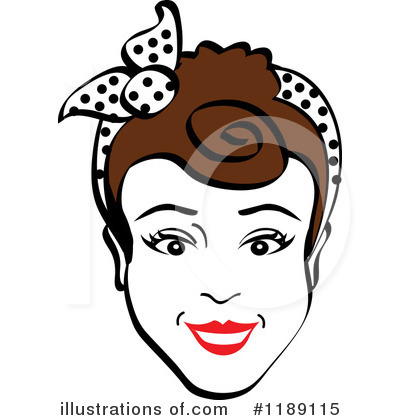 Royalty-Free (RF) Housewife Clipart Illustration by Andy Nortnik - Stock Sample #1189115