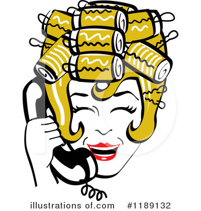 Royalty-Free (RF) Housewife Clipart Illustration by Andy Nortnik - Stock Sample #1189132