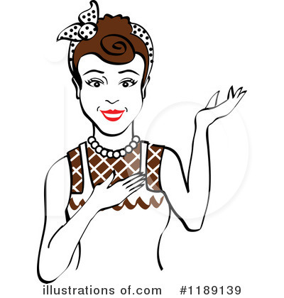 Royalty-Free (RF) Housewife Clipart Illustration by Andy Nortnik - Stock Sample #1189139