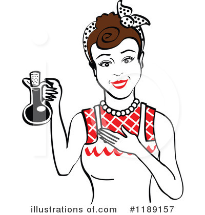 Royalty-Free (RF) Housewife Clipart Illustration by Andy Nortnik - Stock Sample #1189157