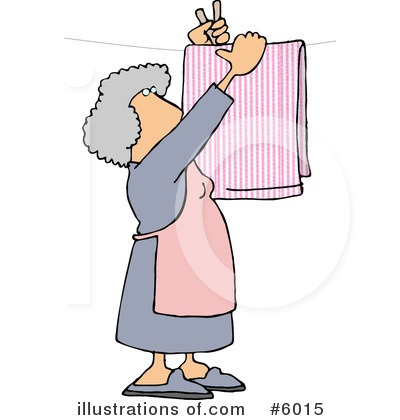 Housewife Clipart #6015 by djart