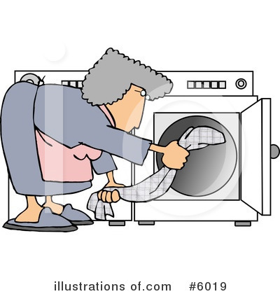 Royalty-Free (RF) Housewife Clipart Illustration by djart - Stock Sample #6019