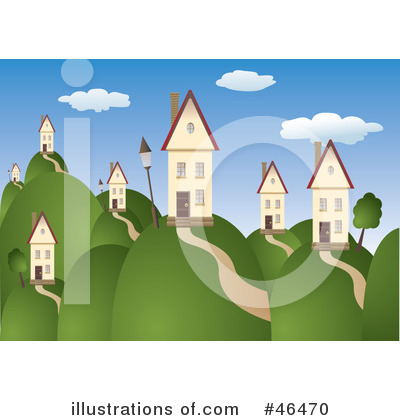Royalty-Free (RF) Housing Clipart Illustration by Eugene - Stock Sample #46470